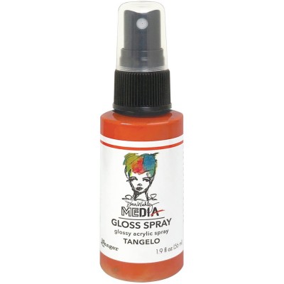 Dina Wakley -  «Acrylic Gloss Sprays» couleur «Tangelo» 2 oz